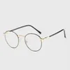 Top Luxury Designer Sunglasses 20% Off Retro Round Full-frame Women Eyeglasses Spectacle Female Optical Reading Computer Eye Frame Men 9765