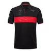 T-shirt polo da uomo e da donna della squadra F1 2023 quattro stagioni Formula Uno tuta da corsa nera e rossa personalizzata ufficiale