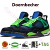 2023 Jumpman 4 High Og 4S basketskor Män kvinnor Pine Green Messy Room Photon Dust Military Black University Blue Doernbecher Mens Trainers Sport Sneakers Storlek 13