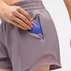 Kobiety szorty NWT Kontrola brzucha szorty jogi dla kobiet trening prowadzący sportowe szorty boczne kieszonki zamek błyskawiczny