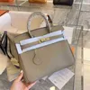 Paul echtes Leder Bk Platinum -Tasche Designer Luxurys Handtaschen drucken eine Schulter Messenger Handtasche Frauenbeutel Taschen Taschen