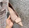 Chaussures habillées de marque pour femmes, avec boucle, talons hauts, noirs, pour mariage, en métal, V, pointu, fin, sexy, 2024