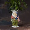 Vase Southeast Asian Style Ceramic Vase Vase Decoration Flower Bottle EuropeanPastoral Couple Peacocks