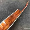 Guitarra acústica de abóbulo sólido de abeto sólido