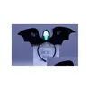 Вечеринка Halloween Bat Luminescent Hair Hoop Led Flash Head Head Head Headres