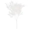 Dekorativa blommor Trendiga realistiska fräscha blommor Arrangemang Artificial Willow Leaves Branch UV-resistent Fake Plant Home Decor