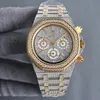 Mens Diamond Watch zegarek Automatyczne zegarki mechaniczne 40 mm klasyczny zegarek zegarek na rękę zegarek na rękę Montre de lukse Waterproof Waterproof STEAL STEL STEL ARABIC