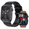 Neue Smart Watch Bluttest Smart Watch Männer EKG PPG Monitor Blutdruck Körper Temperatur Smartwatch Wasserdicht Fitness Tracker für Apple iOS Android Unterstützung