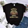 Camisetas de mujer Vintage Namaste Mother explícita divertida camiseta de mujer cuello redondo Harajuku moda transpirable Crop Top Casual Sport Shirt