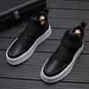 Stövlar Nya Sole White Thick Sports Men's Casual Personality Loafers Korean version av Trend Youth Versatile Sneakers A6 639 87426