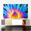 Televisore 4K 55 QLED Smart TV Acceleratore di movimento Tocca Visualizza PC su TV Sistema Symphony Android Schermo anti-esplosione Televisore stereo Hi-Fi TV LCD