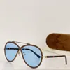 تصميمات جديدة تصميم الأزياء النظارات الشمسية 1007 إطار الفراشة المعدنية البسيطة وشائعة تنوعا في الهواء الطلق UV400 حماية العين