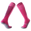 Мужчины женщины команды футбольные носки колена с высоким содержанием теленка Сжатие спортивные носки длинные трубки.