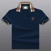 Nouveau Designer Polos Hommes De Luxe Polo Casual Hommes Polo Abeille Lettre Imprimer Broderie De Mode High Street Taille Asiatique M-3XL