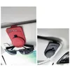 Sunglasses Cases Bags New Car Glasses Holder Sunglasses Clip Frame Sun Visor Storage Eyeglass Storage Clip Auto Interior Organize Accessories J230328