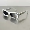 2024 fashion Men's Luxury Designer Women's Sunglasses Female Plate INS Street Photo Glasses