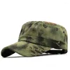 Bérets hommes été Camouflage motif armée militaire chapeau dames tactique formation pêche chasse randonnée sport plat haut casquette de Baseball