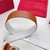 Big v Mens Premium Quality Belt 40mm مصمم العلامة التجارية الفاخرة الحزام النسائي للأزياء غير الرسمية ، يمكن أن يكون كلا الجانبين مصنوعًا من جلد البقر الحقيقي لا تجعد حزام الخصر 22