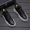 High Top Boots Men's Mens Small White Shoes Fashion Sports Leisure Board Shoes Tide Men's Mens Soft Shoes A6