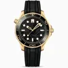 Mechaniczny ekstrawagancki zegarek moda rozrywka omge model konik morski seria ze stali nierdzewnej wysokiej jakości sportowa tarcza mierniki głębinowe drogie zegarki