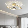 Chandeliers Minimalist Bedroom Lamp LED Chandelier Lights Living Room Indoor Lighting Luster Luminaria De Round Square Fixtures