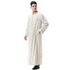 Vêtements Ethniques Manches Longues Aman Abaya 1 Pièce Jubba Thobe Pour Hommes Caftan Pakistan Musulman Arabie Saoudite Djellaba Islam Robe De Prière Afghan 230317