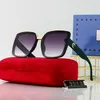 Мода G Письмо роскошные солнцезащитные очки Дизайнер двойные солнцезащитные очки для женщин