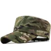 Bérets hommes été Camouflage motif armée militaire chapeau dames tactique formation pêche chasse randonnée sport plat haut casquette de Baseball