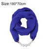 Berretti Fashion Solid Jewelry Statement Collana Ciondolo Sciarpa Testa Sciarpe Donna Femme Accessori Hijab musulmano Negozi Berretti