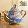 Wijnglazen Engelse Britse theepot en beker set hoogwaardige porselein pot Kettle Jug Party Café Teare Wee Coffee Saucer lepel 230327