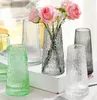 Glas Vase Wohnzimmer Getrocknete Blumen Nordic Ins Stil Glas Transparent Dill Hause Dekoration Zubehör Blumenvasen Für Häuser