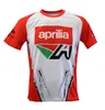 Мужские футболки 2022 Moto for Aprilia Motorcycle Racing Team Tshirt Men's Summer Qui Drieable Не исчезает ощущение холода S Z0328