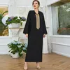 Abbigliamento etnico Ramadan Eid Kaftan Dubai Abaya Arabia Saudita Turchia Islam Musulmano Abito lungo di grandi dimensioni Abaya per le donne Robe Djellaba