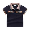 Été bébé garçons vêtements Polos chemise à manches courtes t-shirts hauts mode enfant en bas âge enfants Sport chemises petits enfants tenues 1-6 ans