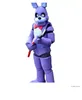 heta fem nätter på Freddy FNAF Toy Creepy Purple Bunny maskot Dräkt Kostym Halloween Jul Födelsedag Klänning Kostym Fest Annons Klänning