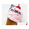 Hondenspeelgoed kauwt Pet Exquisite Ice Cream -touw Knoop Pink / Blue Drop Delivery 202 DHTOD