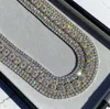 Good Quality Hip Hop Jewelry S925 with Moissanite 3mm 4mm Wide Iced Out Tennis Chain