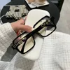 Men's Luxury Designer Women's Sunglasses Ouyang Nana's same lens net red plain face can be matched with degree myopia glasses frame