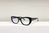 316 Czarne owalne kwadratowe okulary okulary rama damskie okulary przeciwsłoneczne ramy okulary z pudełkiem