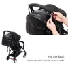 Blöja väskor mode moderskap blöja byte för mor svart stor kapacitet med 2 remmar resor ryggsäck baby 230328