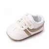 Baby mocassins pu lederen peuter first walkers zachte zool babymeisjes schoenen pasgeboren jongens sneakers 0-18 maanden