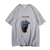 Koszule mężczyzn Bertram Eats Kids Zabawne marki mężczyzn Kobiety T Shirt I Eat Tees Man Man Pure Cotton Tops Krótkie rękawie czarne swobodne luźne tshirt 230327