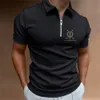 Polos masculinos Marca Golf Vestuário Top Esportes Lazer Negócios Polo Camisa de Verão 230328