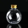 Storage Bottles 20 Pcs Empty Plastic Nativity Decor Screw Bottle Home Accessories Transparent Light Bulb Candy Container