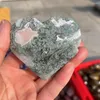 Decorative Figurines 1pc Natural Moss Agate Crystal Heart Spiritual Meditation Feng Shui Shape Home Ornament