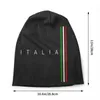 Berets Italy Flag Skullies Beanies Caps Мужчины женщины унисекс уличная одежда зима тепло