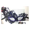 Party Masks Fine Diamond Mosaic Phoenix Lace Mask Christmas Masquerade Fun Drop Delivery 202 Dheay