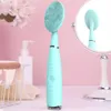 Rengöringsverktyg Tillbehör Electric Sonic Cleaning Borstes Silikon Ansikt Massager Lyft Cleanshing Tool Blackhead Remover Brush For Drop 230327