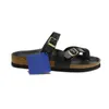 Boston Clog Men Women Sandálias Chinelos Bolsa De Couro Head Pull Cork Flats Mules Woody Mocassins Para Homens Mulheres Chinelos Preguiçosos Sandálias Marrom Preto Sliders Sliders