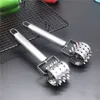 Stainless Steel Meat Tenderizer Chopper Roller Meat Hammer For Steak Knock-Sided Steak Pork Pounders Cooking Kitchen Tools